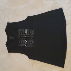 CYCLEBAR Black Muscle Tank, size Medium
